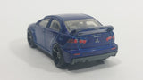 2008 Hot Wheels 2008 Lancer Evolution Blue Die Cast Toy Car Vehicle - Treasure Valley Antiques & Collectibles