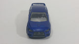 2008 Hot Wheels 2008 Lancer Evolution Blue Die Cast Toy Car Vehicle - Treasure Valley Antiques & Collectibles