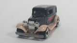 2002 Hot Wheels Wild Frontier '32 Ford Delivery Truck Black Die Cast Toy Car Vehicle Base Error Made in 198