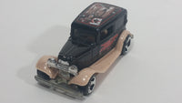 2002 Hot Wheels Wild Frontier '32 Ford Delivery Truck Black Die Cast Toy Car Vehicle Base Error Made in 198