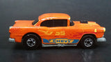 2001 Hot Wheels Final Run Color Racers '55 Chevy Orange Die Cast Toy Car Hot Rod Vehicle