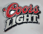 Coors Light Beer Embossed Metal Sign Wall Hanging Bar Pub Lounge Mancave Collectible - Treasure Valley Antiques & Collectibles