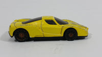 2005 Hot Wheels Enzo Ferrari Yellow Die Cast Toy Super Car Vehicle