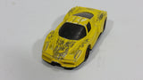 2005 Hot Wheels Enzo Ferrari Yellow Die Cast Toy Super Car Vehicle