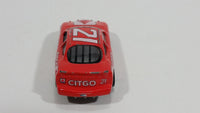 1998 Racing Champions Ford Taurus Nascar #21 Citgo Michael Waltrip Red Toy Race Car Vehicle 1:64 Scale - Treasure Valley Antiques & Collectibles