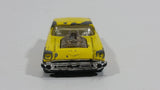 HTF 1995+ Hot Wheels '57 Chevy "Badass" Yellow Die Cast Toy Muscle Car Vehicle - Treasure Valley Antiques & Collectibles