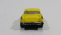 HTF 1995+ Hot Wheels '57 Chevy "Badass" Yellow Die Cast Toy Muscle Car Vehicle