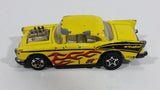 HTF 1995+ Hot Wheels '57 Chevy "Badass" Yellow Die Cast Toy Muscle Car Vehicle - Treasure Valley Antiques & Collectibles