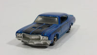 2010 Hot Wheels Muscle Mania '70 Buick GSX  Electric Blue Die Cast Toy Car Vehicle - Treasure Valley Antiques & Collectibles