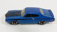 2010 Hot Wheels Muscle Mania '70 Buick GSX  Electric Blue Die Cast Toy Car Vehicle - Treasure Valley Antiques & Collectibles