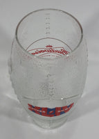 Budweiser King of Beers Super Bowl XLIV 44 2010 Football Shaped 6 3/4" Tall Glass Cup - Treasure Valley Antiques & Collectibles