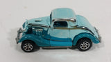 1995 Hot Wheels Speed Gleamer 3-Window '34 Turquoise Blue Chrome Die Cast Toy Car Hot Rod Vehicle - Treasure Valley Antiques & Collectibles