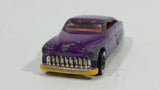 1990 Hot Wheels Purple Passion Red Interior White Wall Dark Purple Die Cast Toy Car Vehicle