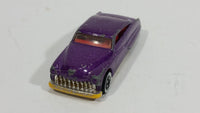 1990 Hot Wheels Purple Passion Red Interior White Wall Dark Purple Die Cast Toy Car Vehicle