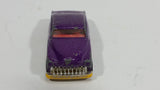 1990 Hot Wheels Purple Passion Red Interior White Wall Dark Purple Die Cast Toy Car Vehicle