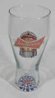 Budweiser Beer Hockey Night In Canada Goal Red Light 7" Tall Glass Tumbler Sports, TV, & Beer Collectible - Treasure Valley Antiques & Collectibles