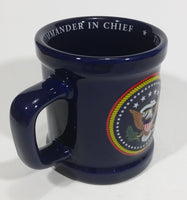 The White House Oval Office President of The United States Commander In Chief Dark Navy Blue Coffee Mug - Treasure Valley Antiques & Collectibles