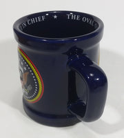 The White House Oval Office President of The United States Commander In Chief Dark Navy Blue Coffee Mug - Treasure Valley Antiques & Collectibles