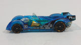 2014 Hot Wheels HW Race X-Raycers Hi-Tech Missile Blue Die Cast Toy Car Vehicle - Treasure Valley Antiques & Collectibles