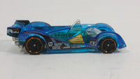 2014 Hot Wheels HW Race X-Raycers Hi-Tech Missile Blue Die Cast Toy Car Vehicle - Treasure Valley Antiques & Collectibles