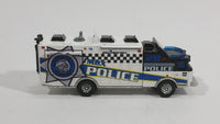 Rare HTF Matchbox E-One Mobile Command Vehicle Police Surveillance Truck White Die Cast Toy Vehicle - Treasure Valley Antiques & Collectibles