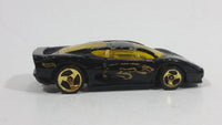 2001 Hot Wheels Company Cars Jaguar XJ220 Black Die Cast Toy Car Vehicle