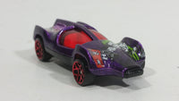 2004 Hot Wheels Batman Speed Machine The Joker Dark Purple Die Cast Toy Car Vehicle