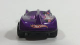 2004 Hot Wheels Batman Speed Machine The Joker Dark Purple Die Cast Toy Car Vehicle