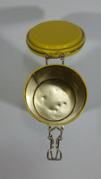 2013 Mars M & M Chocolate Multi-Colored Candy Snack Sweets Yellow Metal Tin Canister