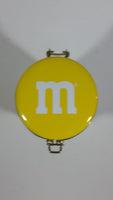 2013 Mars M & M Chocolate Multi-Colored Candy Snack Sweets Yellow Metal Tin Canister