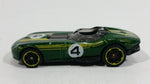 2014 Hot Wheels Thrill Racers RRRoadster Dark Green 4 Die Cast Toy Race Car Vehicle