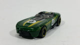 2014 Hot Wheels Thrill Racers RRRoadster Dark Green 4 Die Cast Toy Race Car Vehicle