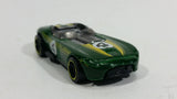 2014 Hot Wheels Thrill Racers RRRoadster Dark Green 4 Die Cast Toy Race Car Vehicle