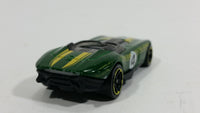 2014 Hot Wheels Thrill Racers RRRoadster Dark Green 4 Die Cast Toy Race Car Vehicle