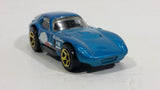 2013 Hot Wheels Shelby Cobra Daytona Coupe Teal Blue Die Cast Toy Muscle Car Vehicle