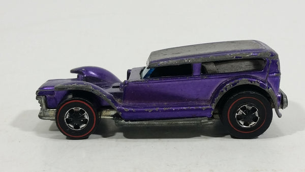 Rare HTF 1970 Hot Wheels The Demon Spectraflame Purple Red Lines Die Cast Toy Car Vehicle Hong Kong - Treasure Valley Antiques & Collectibles