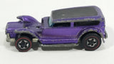 Rare HTF 1970 Hot Wheels The Demon Spectraflame Purple Red Lines Die Cast Toy Car Vehicle Hong Kong - Treasure Valley Antiques & Collectibles