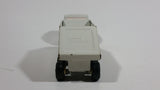 Vintage Tonka Semi Tractor Trailer Truck Gravel Hauler with Bottom Dumper Transport Rig White and Orange Pressed Steel Toy Car Vehicle