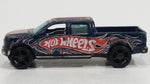 2009 Hot Wheels 2009 Ford F-150 Truck Dark Blue Die Cast Toy Car Vehicle