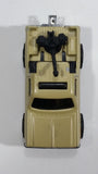 Vintage Majorette Depanneuse No. 228 Tan Beige Die Cast Military Army Truck Mounted Gun Toy Car Vehicle - Treasure Valley Antiques & Collectibles