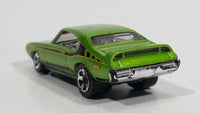 2013 Hot Wheels Muscle Mania '69 Pontiac GTO Lime Green Die Cast Toy Car Vehicle