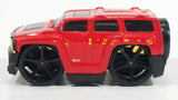 2007 Hot Wheels Hummer Team Hummer H3 Red w/ Gold Grill Die Cast Toy Car Vehicle - Treasure Valley Antiques & Collectibles