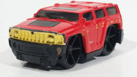 2007 Hot Wheels Hummer Team Hummer H3 Red w/ Gold Grill Die Cast Toy Car Vehicle - Treasure Valley Antiques & Collectibles