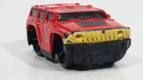 2007 Hot Wheels Hummer Team Hummer H3 Red w/ Gold Grill Die Cast Toy Car Vehicle - Treasure Valley Antiques & Collectibles