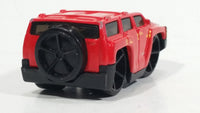 2007 Hot Wheels Hummer Team Hummer H3 Red w/ Gold Grill Die Cast Toy Car Vehicle - Treasure Valley Antiques & Collectibles