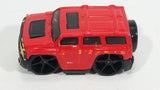 2007 Hot Wheels Hummer Team Hummer H3 Red w/ Gold Grill Die Cast Toy Car Vehicle - Treasure Valley Antiques & Collectibles