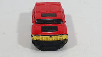 2007 Hot Wheels Hummer Team Hummer H3 Red w/ Gold Grill Die Cast Toy Car Vehicle - Treasure Valley Antiques & Collectibles