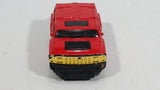 2007 Hot Wheels Hummer Team Hummer H3 Red w/ Gold Grill Die Cast Toy Car Vehicle - Treasure Valley Antiques & Collectibles