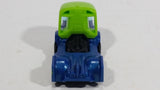 2017 Hot Wheels Legends of Speed Rig Heat Blue Lime Green Racing Truck Die Cast Toy Car Vehicle - Treasure Valley Antiques & Collectibles