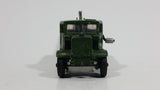 Vintage Dinky Super Toys Meccano 661 Recovery Tractor Truck U.S. Army Military Die Cast Toy Car Vehicle Missing the winch cable string